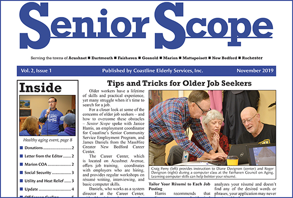 Senior Scope’s November Issue Out Now!