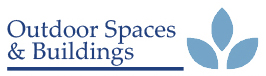 A banner that reads: Outdoor Spaces and Buildings