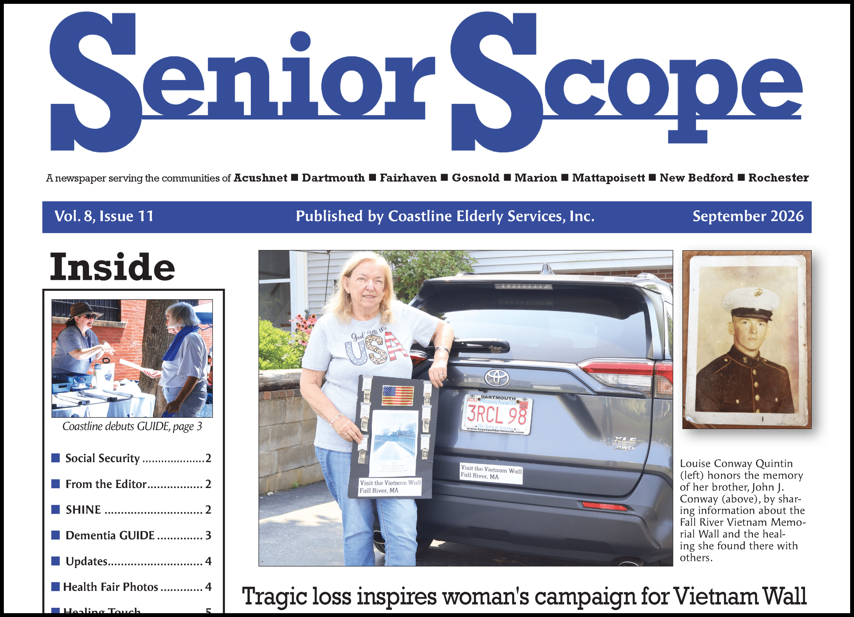 Top half of Senior Scope front page of the June 2026 issue.